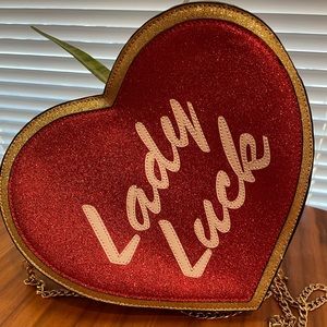 Red “Lady Luck” purse